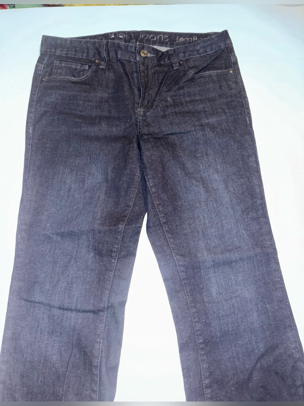 Calvin Klein Jeans Women's Size 8/29 Denim Blue Lean Boot Mid Rise